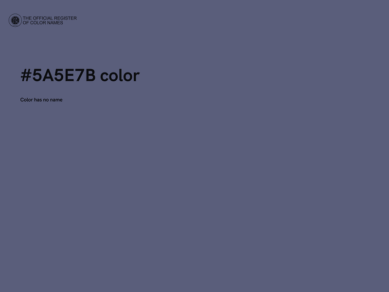 #5A5E7B color image