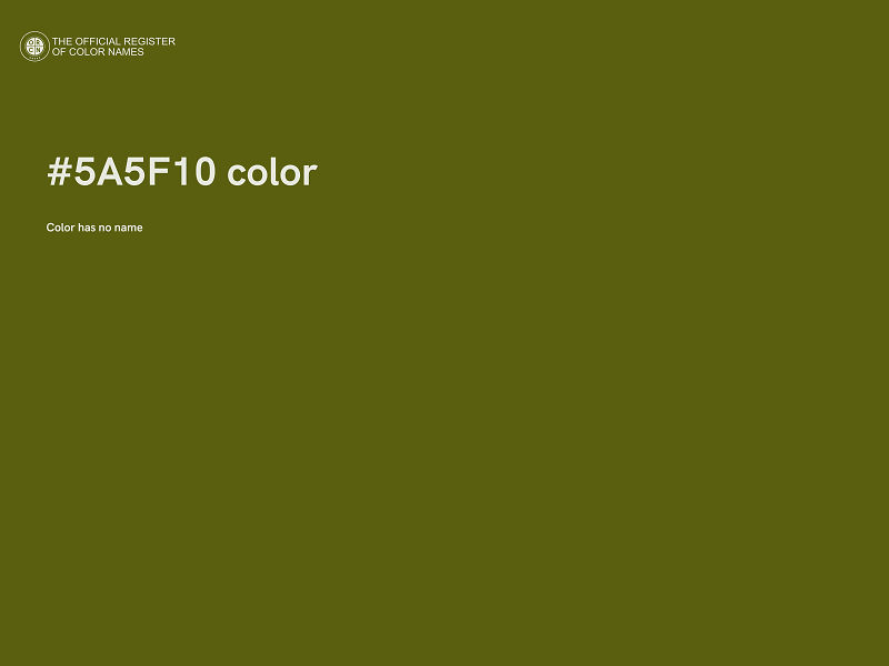 #5A5F10 color image