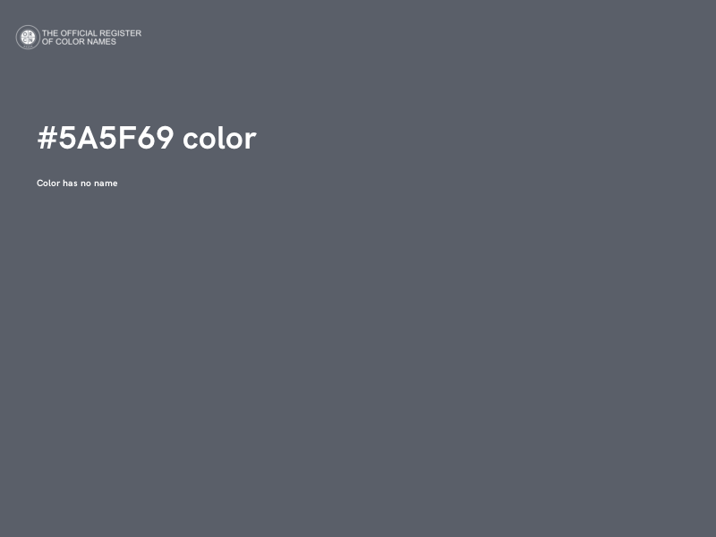 #5A5F69 color image