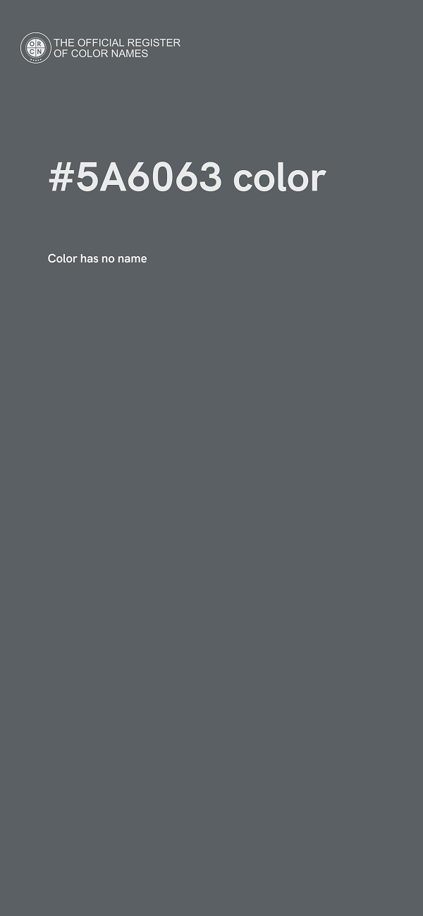 #5A6063 color image