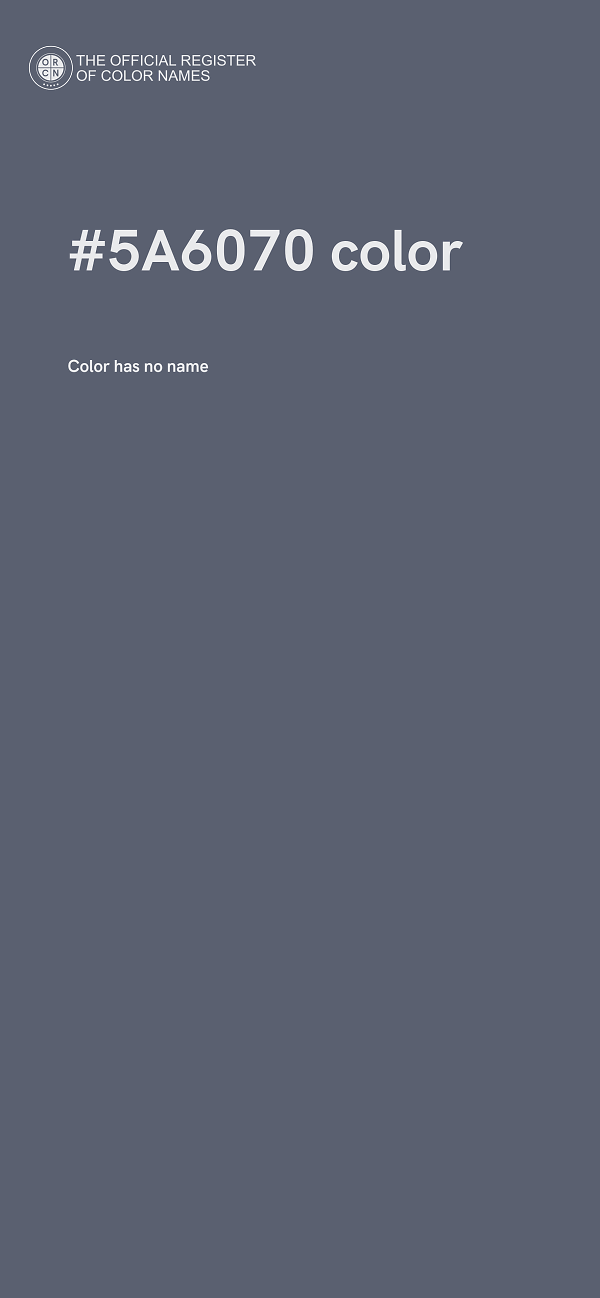 #5A6070 color image