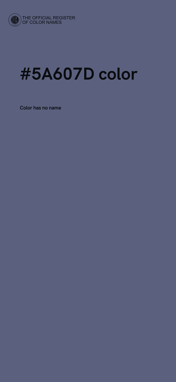 #5A607D color image