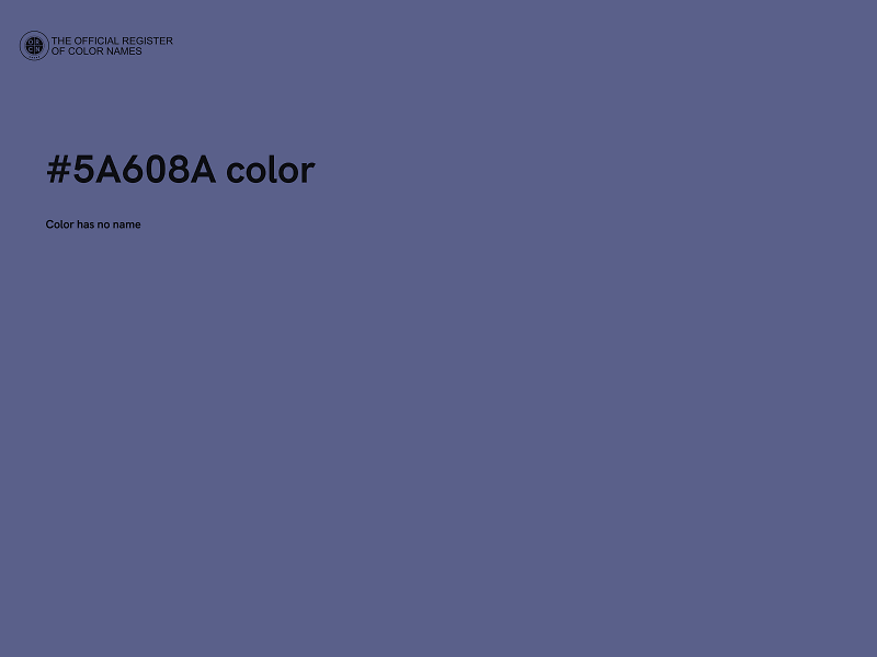 #5A608A color image