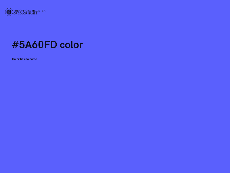 #5A60FD color image