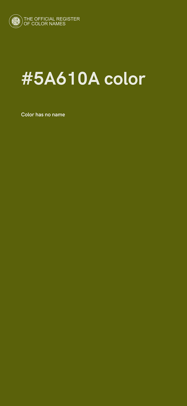 #5A610A color image