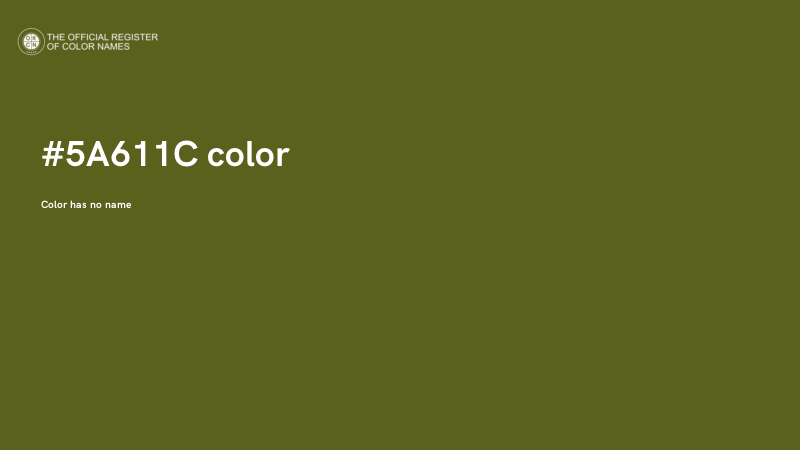 #5A611C color image