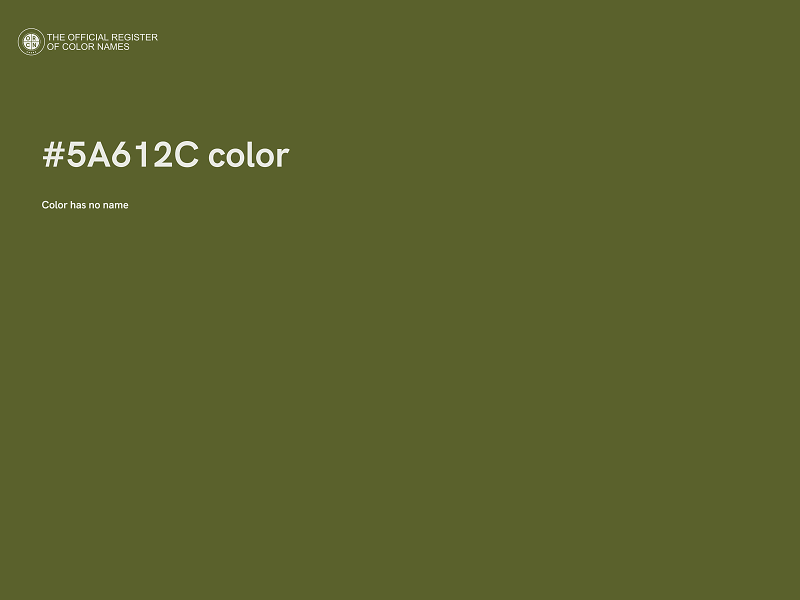 #5A612C color image