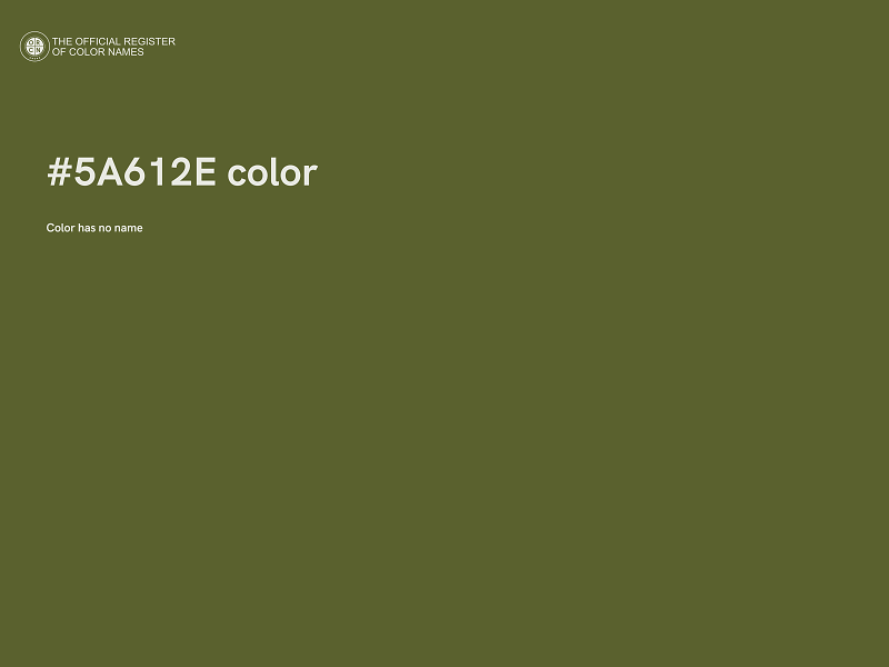 #5A612E color image