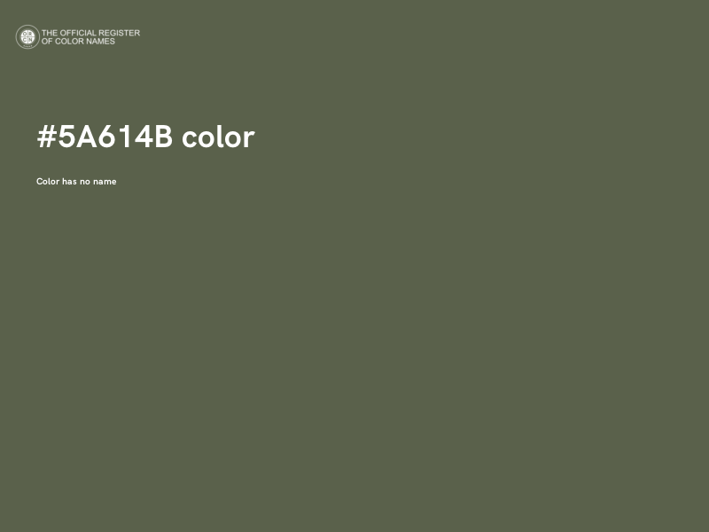 #5A614B color image