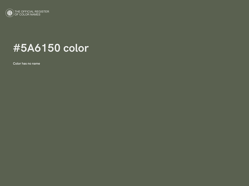 #5A6150 color image