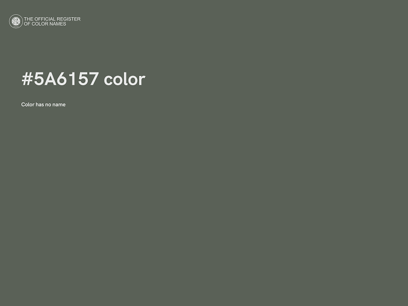 #5A6157 color image