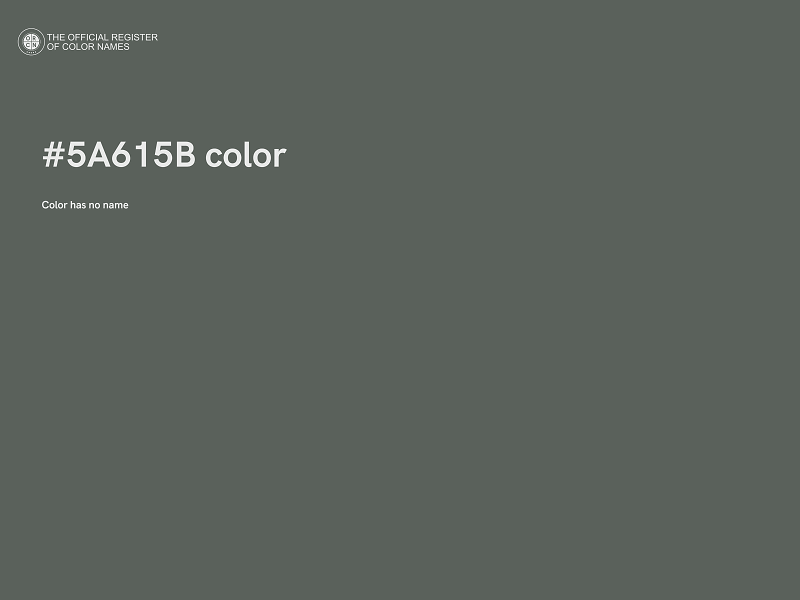 #5A615B color image