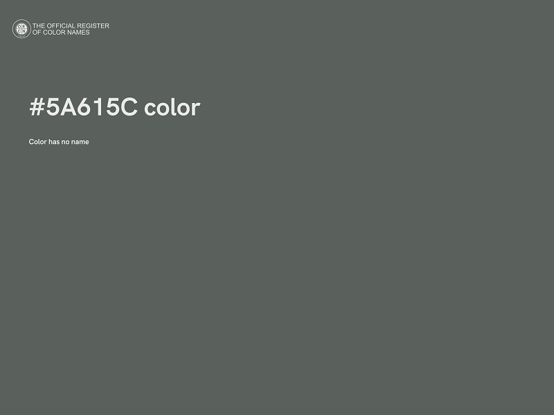 #5A615C color image