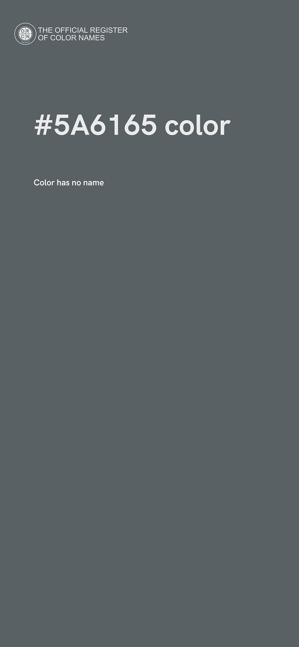 #5A6165 color image