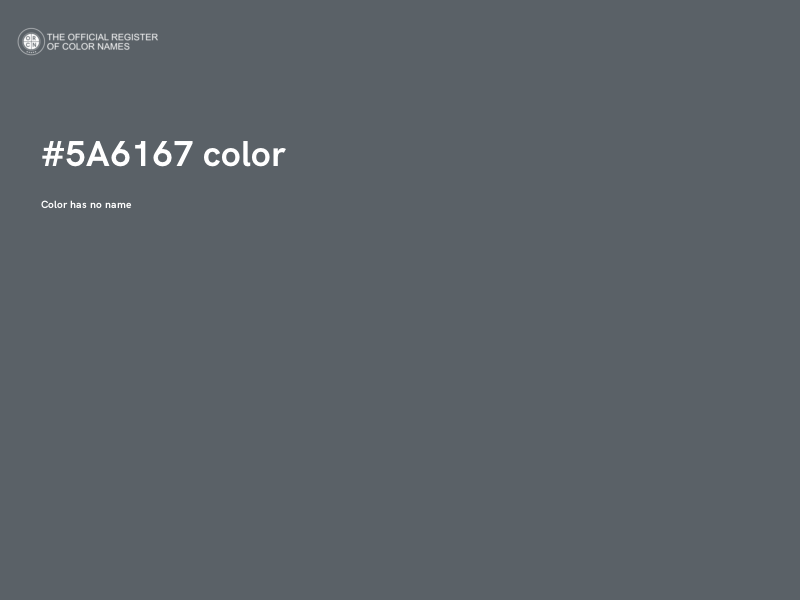 #5A6167 color image