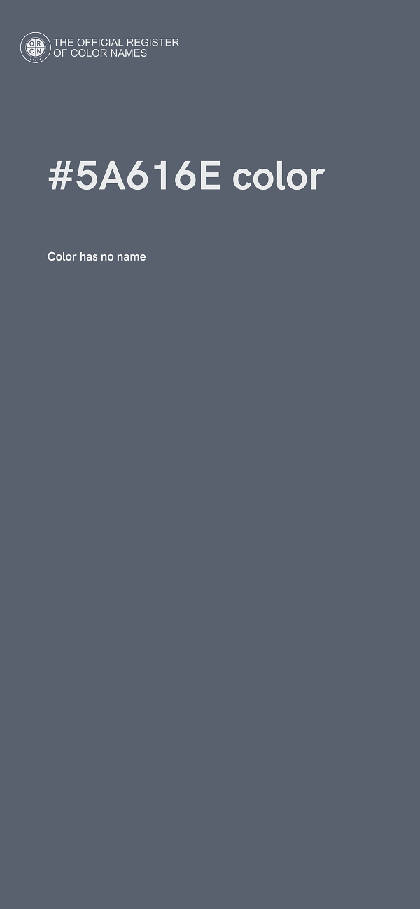 #5A616E color image