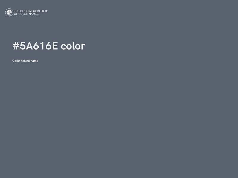 #5A616E color image