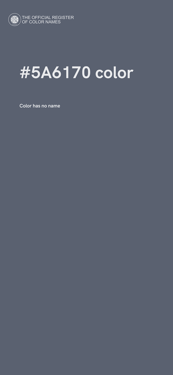 #5A6170 color image