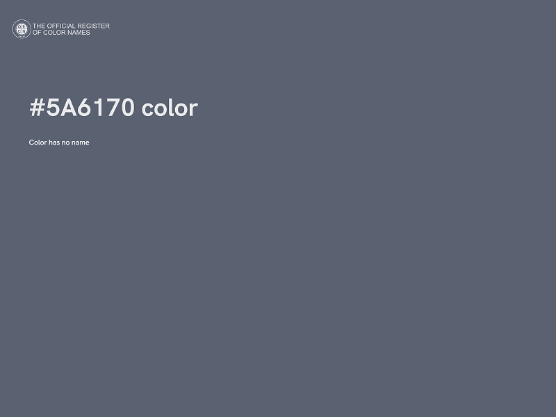 #5A6170 color image