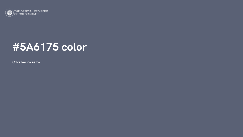 #5A6175 color image