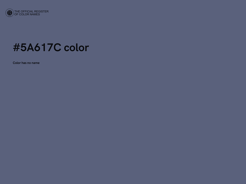 #5A617C color image