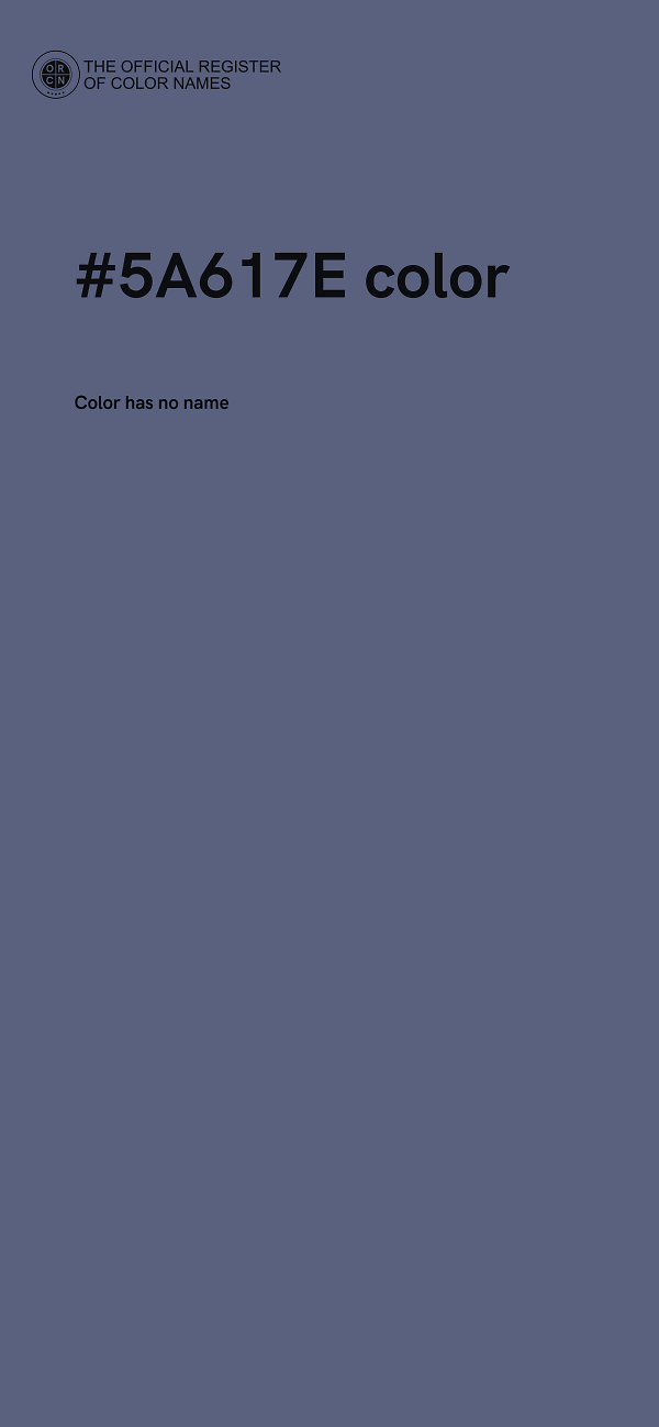 #5A617E color image