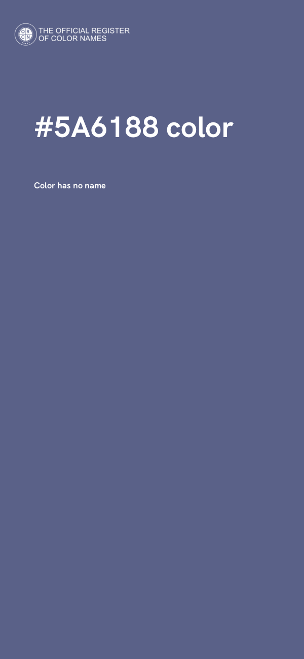 #5A6188 color image