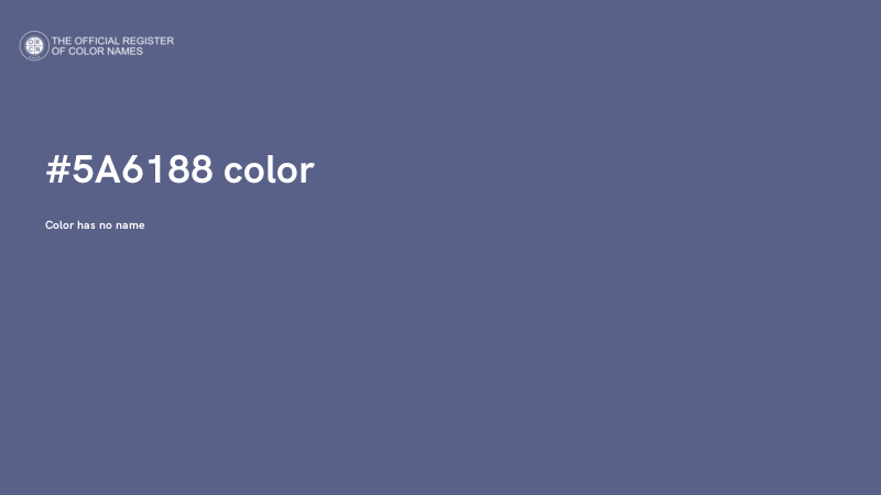 #5A6188 color image