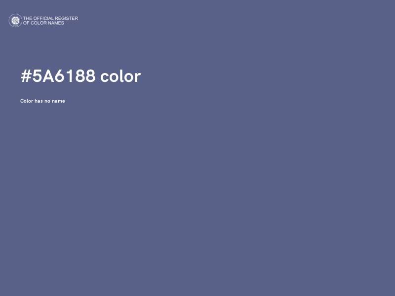 #5A6188 color image