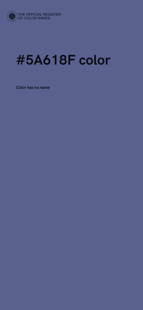 #5A618F color image