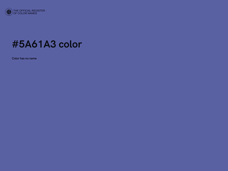 #5A61A3 color image