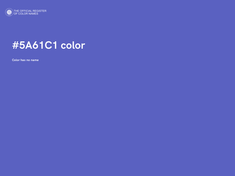 #5A61C1 color image