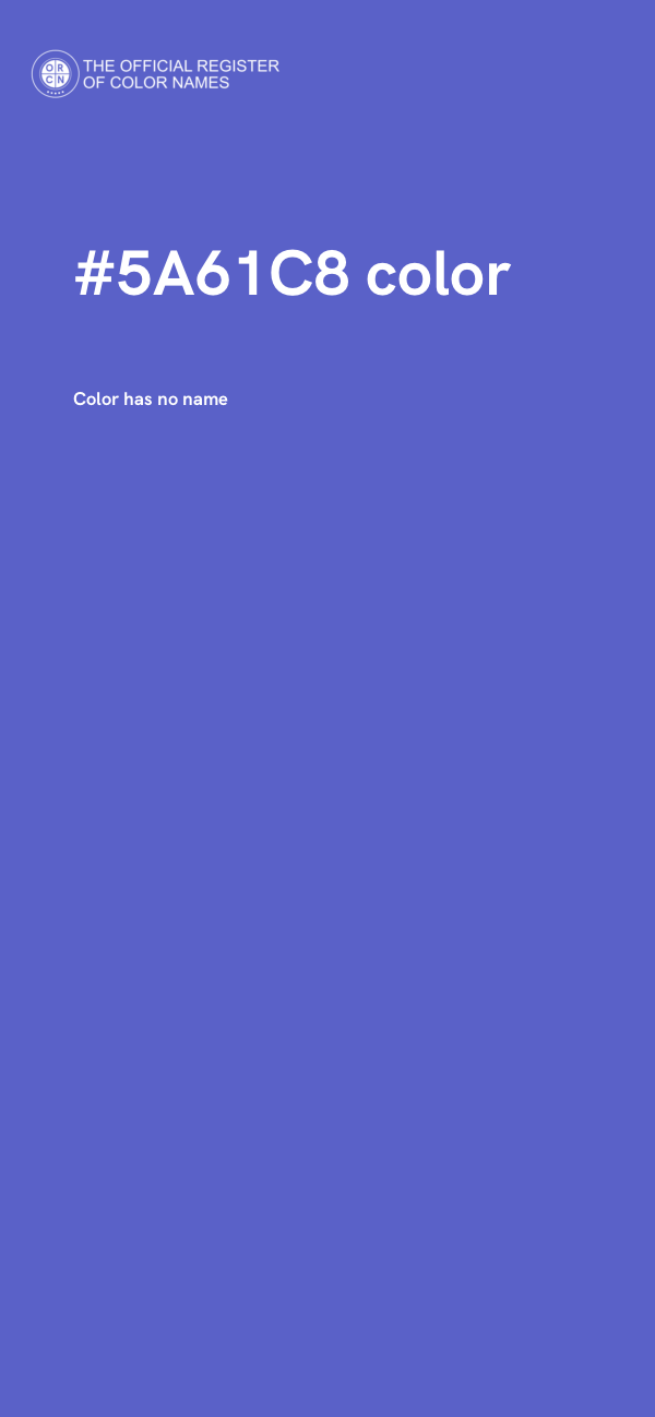 #5A61C8 color image