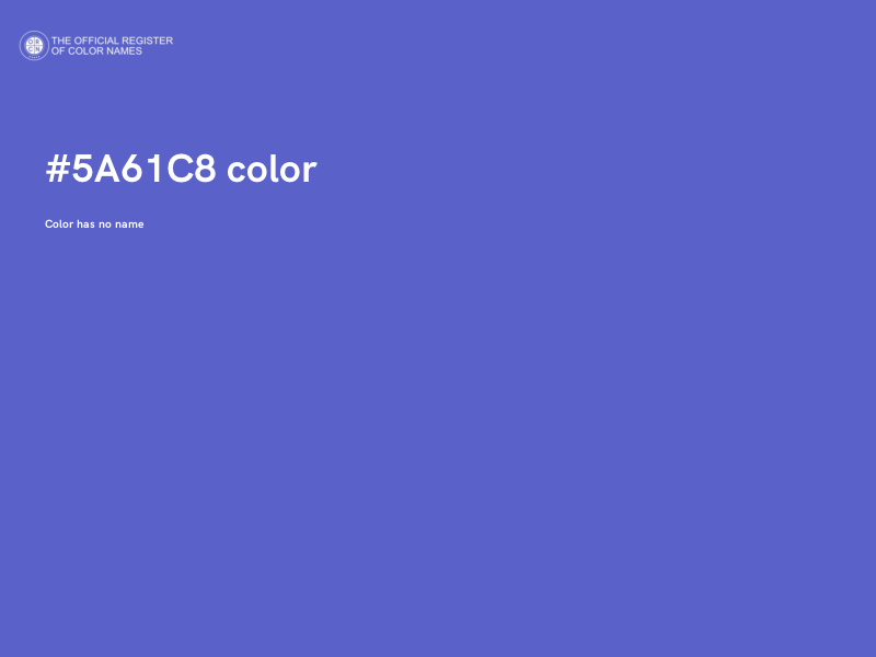 #5A61C8 color image
