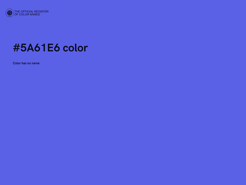 #5A61E6 color image