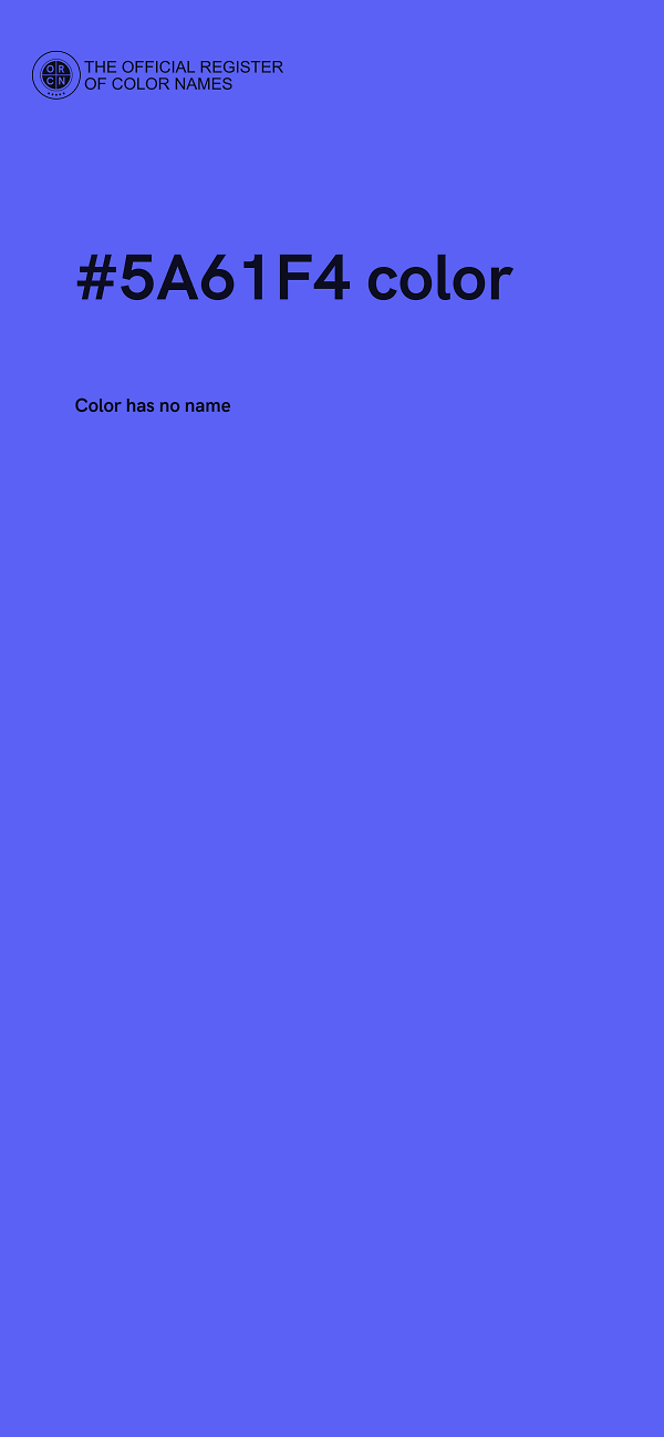 #5A61F4 color image