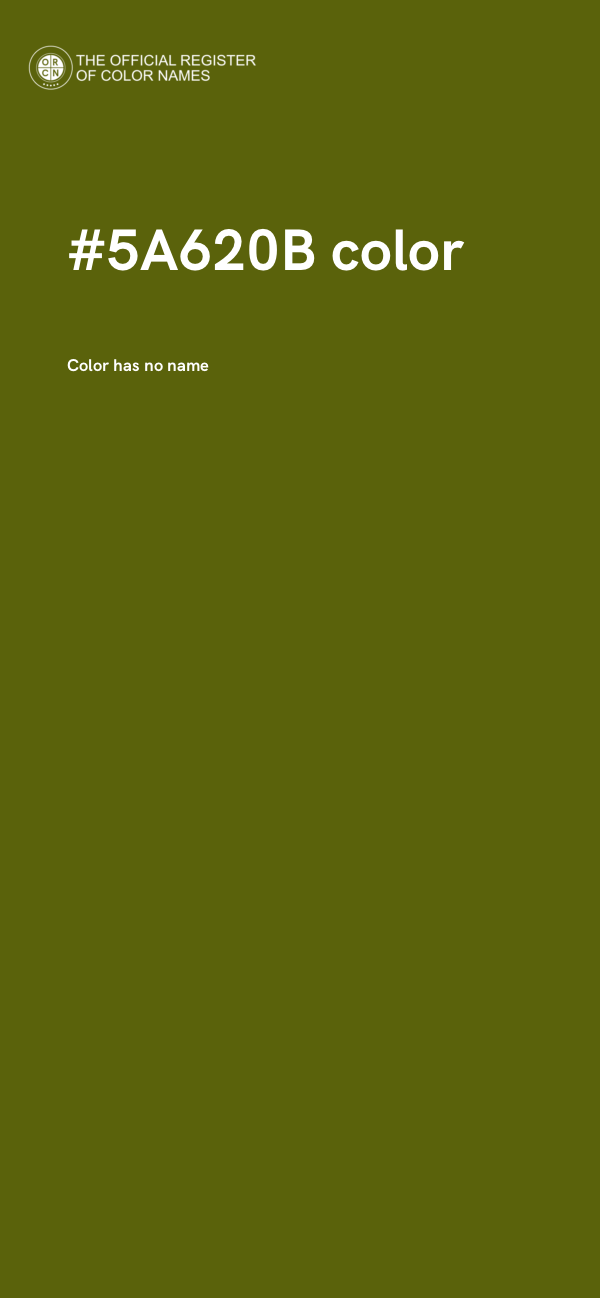 #5A620B color image