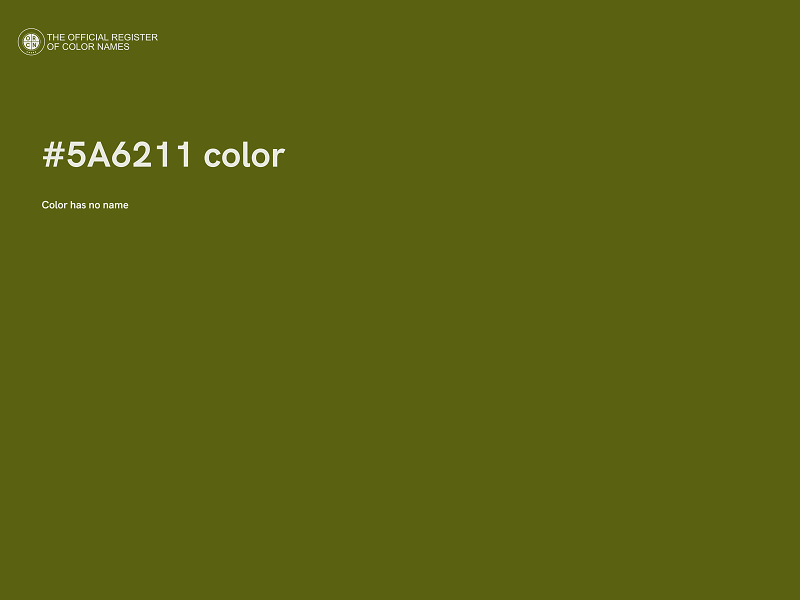 #5A6211 color image