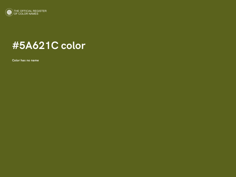 #5A621C color image