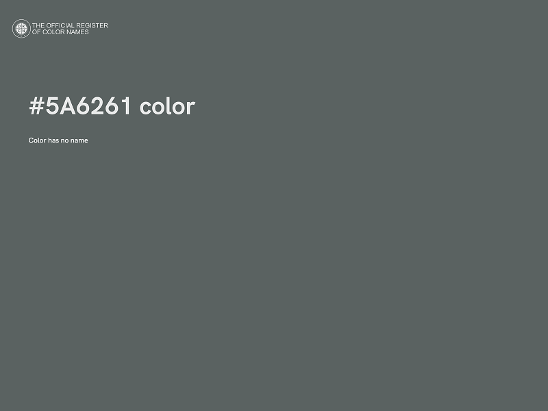 #5A6261 color image