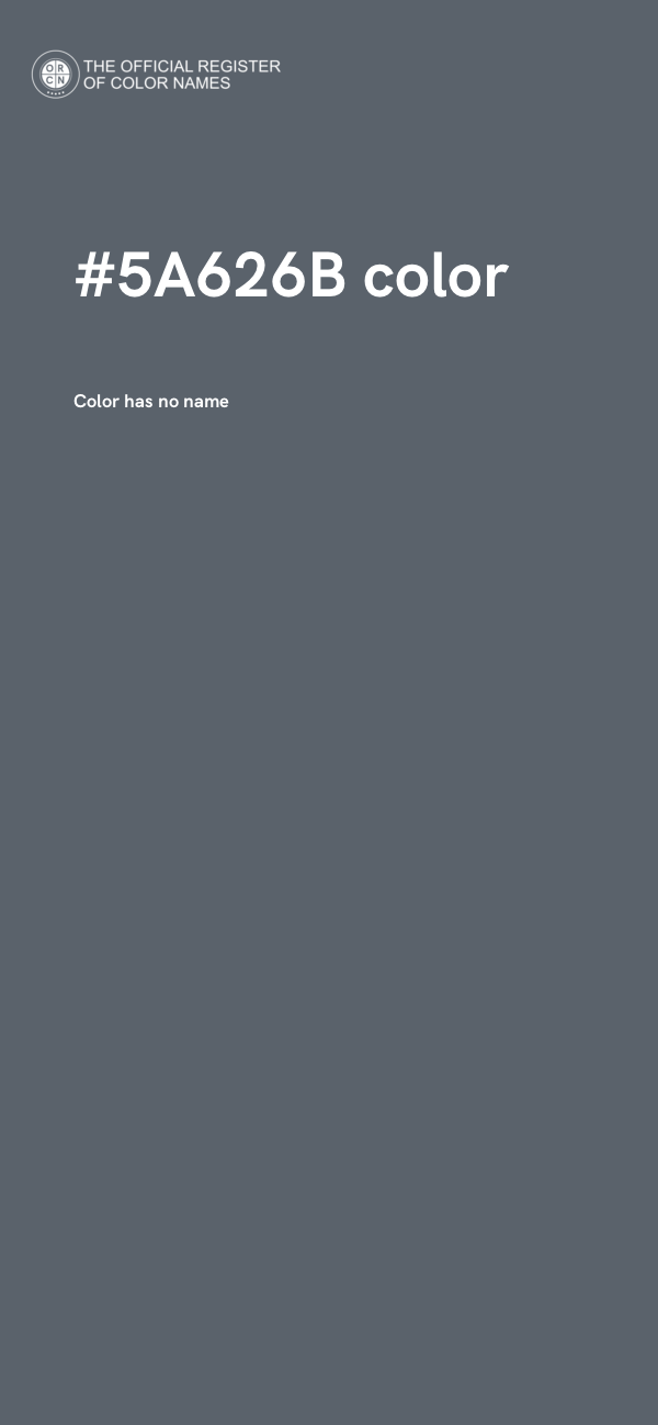 #5A626B color image