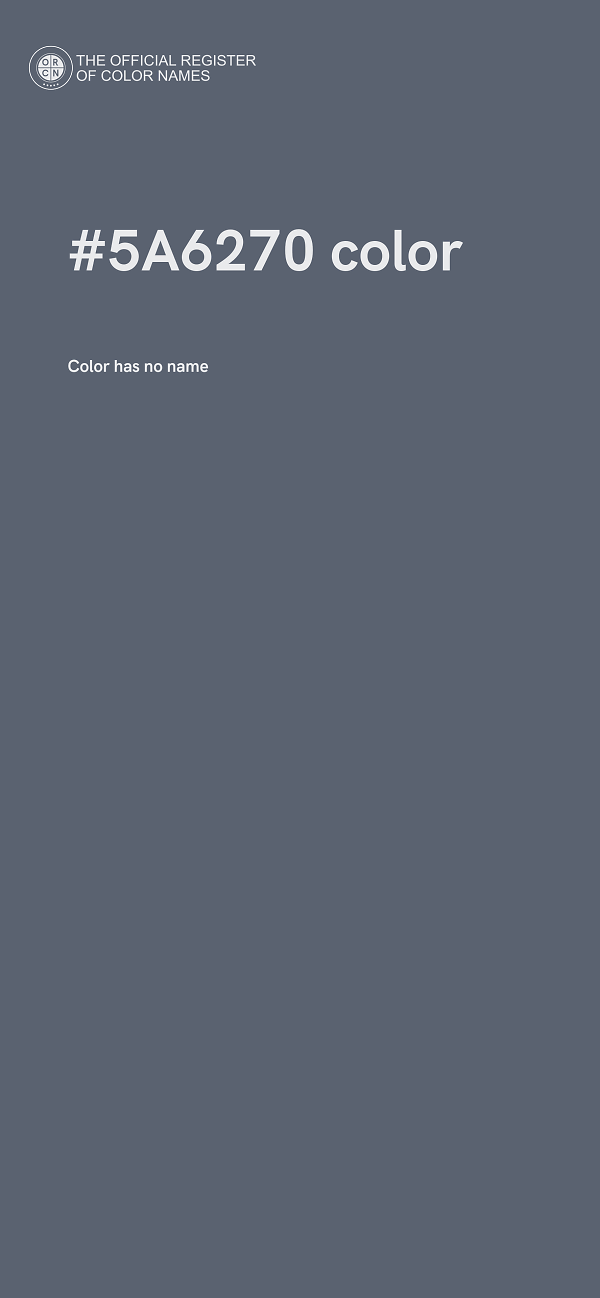 #5A6270 color image