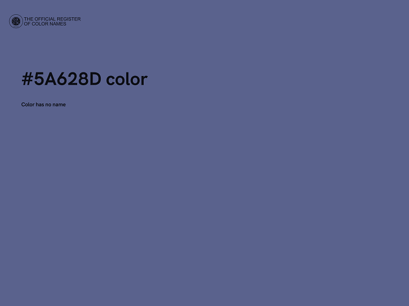 #5A628D color image