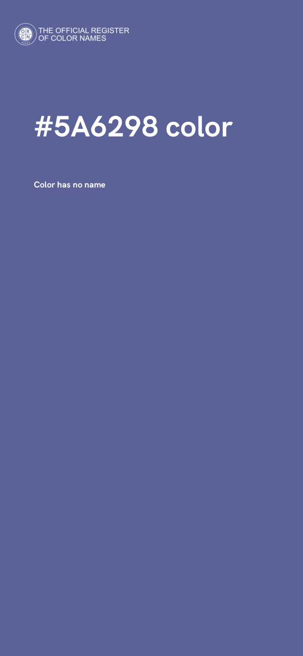 #5A6298 color image