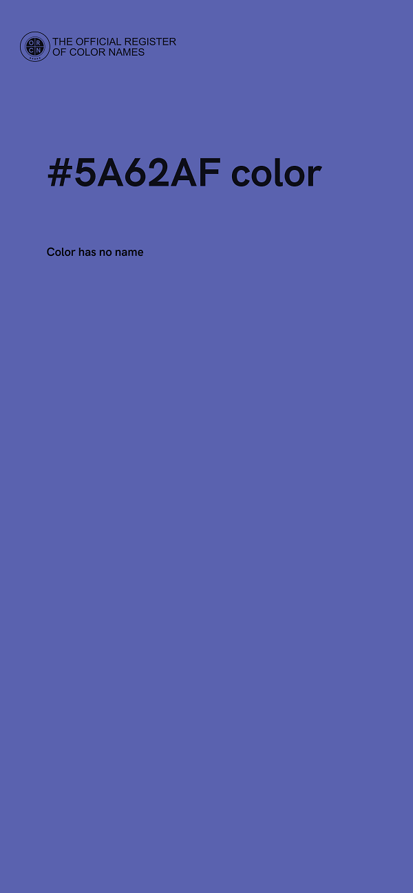 #5A62AF color image