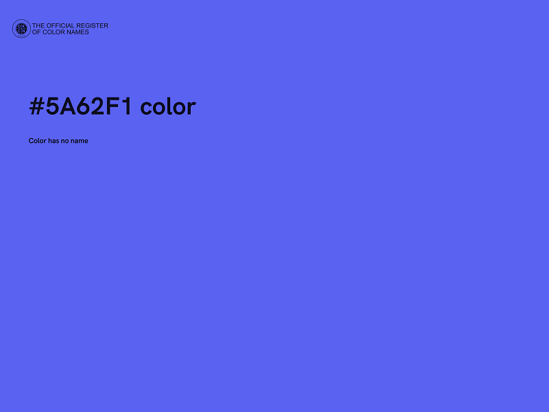 #5A62F1 color image