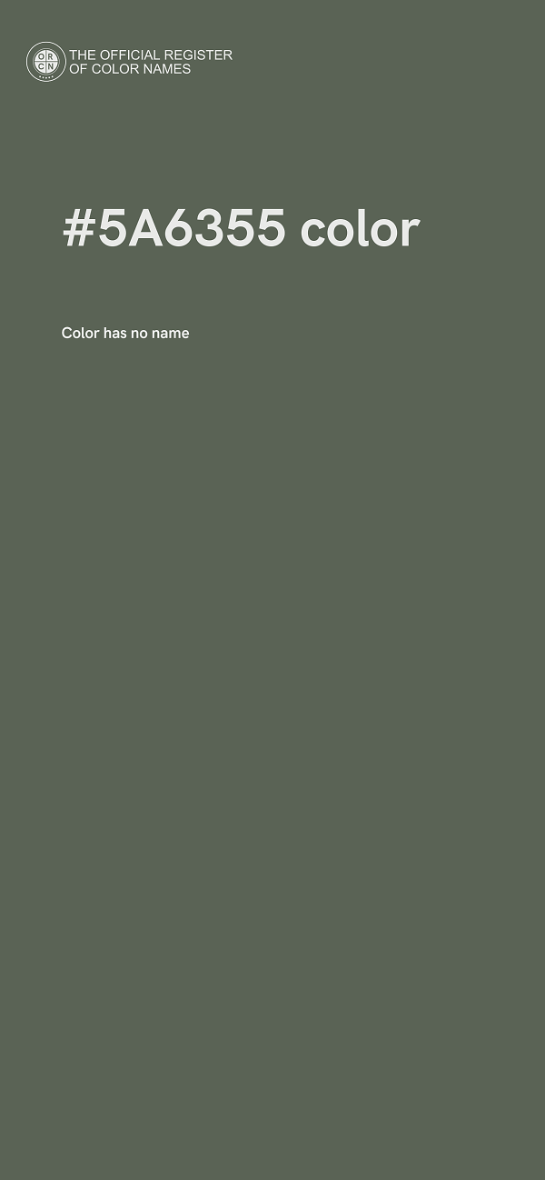 #5A6355 color image