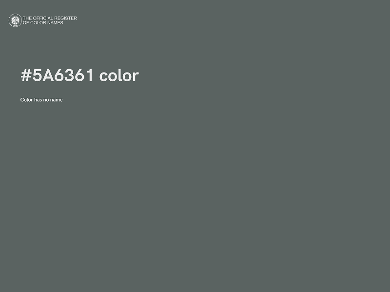 #5A6361 color image