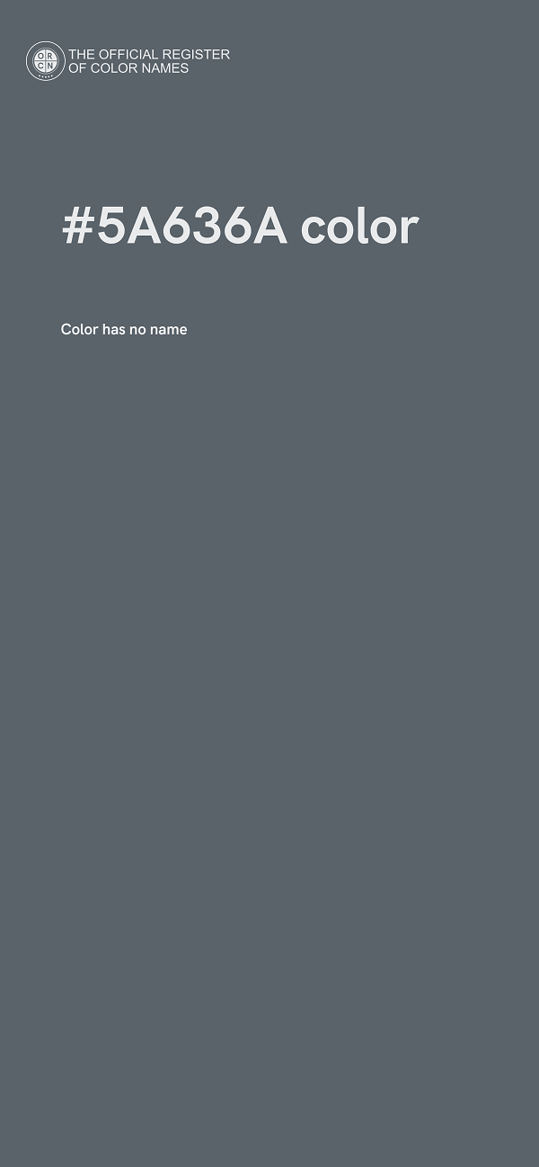 #5A636A color image
