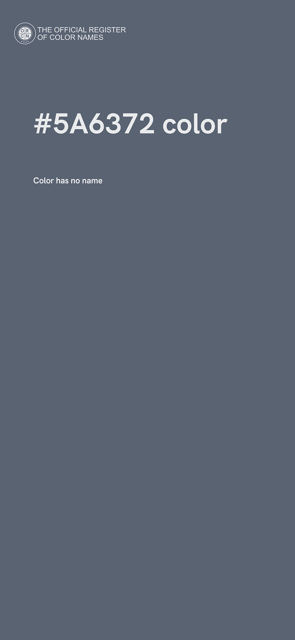 #5A6372 color image